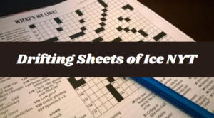 Drifting Sheets of Ice NYT