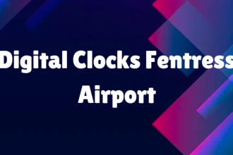 Digital Clocks Fentress Airport