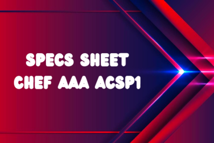 Specs Sheet Chef AAA ACSP1